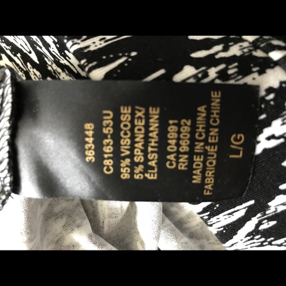 Dalia Black & White Maxi Skirt - Picture 4 of 4